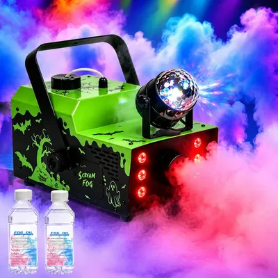 1000W Halloween Fog Machine with Lights