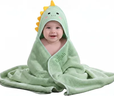 Grovjewfit Personalised Bunny Hooded Baby Towel Best Deal