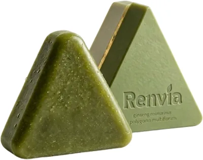 Shampoo Solido Renvia, Shampoo Coreano a Triangolo | Con Polygonum, Panax Ginseng, Rosmarino e Burro di Shea, H