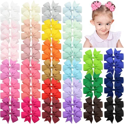 40Pcs Hair Bows with Alligator Clips
