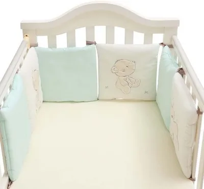 Baby Crib Bumper, Breathable Mesh Cot Liner