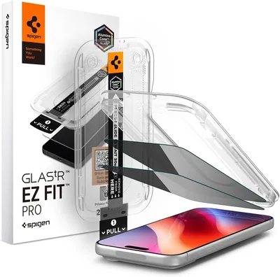 Spigen EZ Fit Pro Privacy Screen Protector for iPhone 18 Pro Max