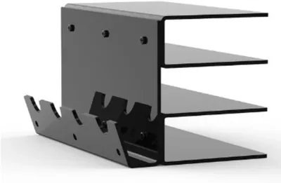 Evenoonest Multi Tier Acrylic Keyboard Stand & Mouse Storage