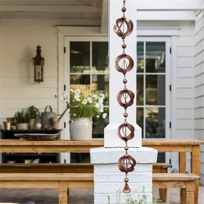 Garvee Rain Chain - Garden Wind Chimes