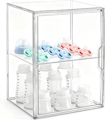 36 * 27 * 25cm Bottle Organizer Milk Storage Bottles Bottle Storage Bottle Organizer for Counter 2 T