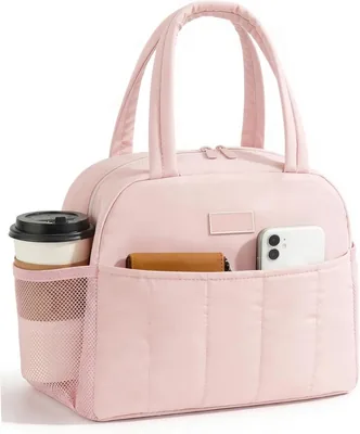 Insulated Lunch Bag for Women, 9L Water-Resistant Tote