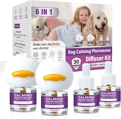 Plug & Play Pheromone Diffuser - 2 Refills for Dog Anxiety Relief