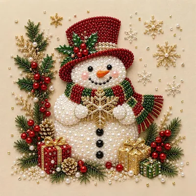 ALINK DIY Christmas Pearl Diamond Painting Kit