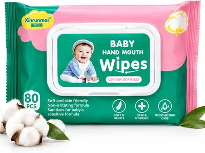 Non-Alcoholic Baby Wipes 80 Pack | Pure RO Water