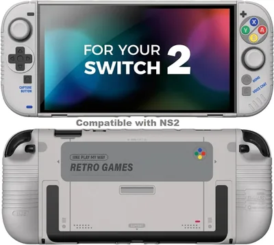 PSS Protective Case, Soft Anti-Slip Ergonomics Silicone Protective Shell Cover Compatible with Nintendo Switch 2 Console