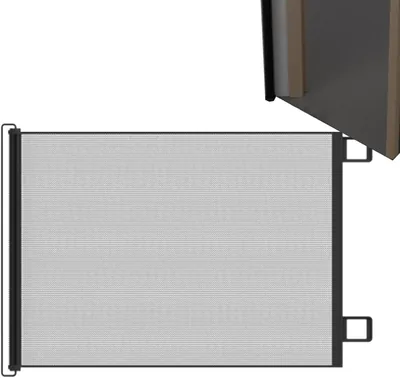 Retractable Dog Gate No Drilling 110/150/180x80cm Best Deal