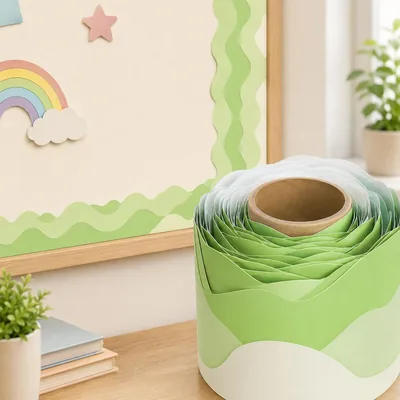 Colorful Pencil Border Decorations for Classroom