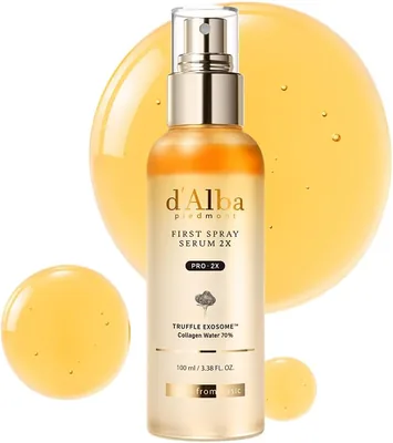 d'alba Piedmont White Truffle First Spray Serum Pro 2X Peptide (3.38 fl oz)