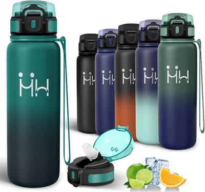 Bottiglia Termica Motswedi da 750 ml in Acciaio Inox, Anti-Perdita, Termica, 6 Stracci, Fredda 24h Calda 12h per Sport, Palestra