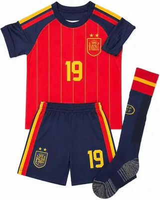 26-2027 Kids Spain World Cup Lamine Yama Jersey + Socks Best Deal