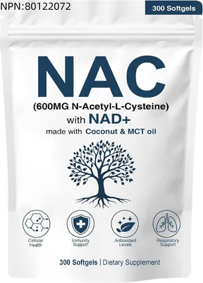 NAC 600mg - N-Acetyl Cysteine Capsules