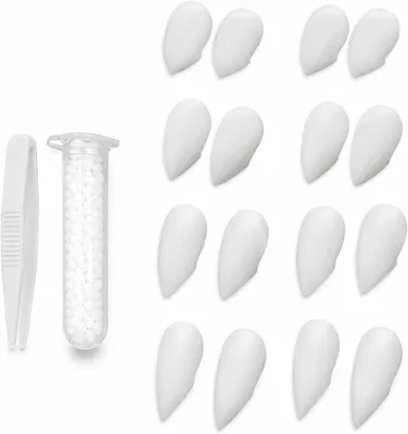 Vampire Fangs - 8 Pairs Horror Fake Teeth with Adhesive