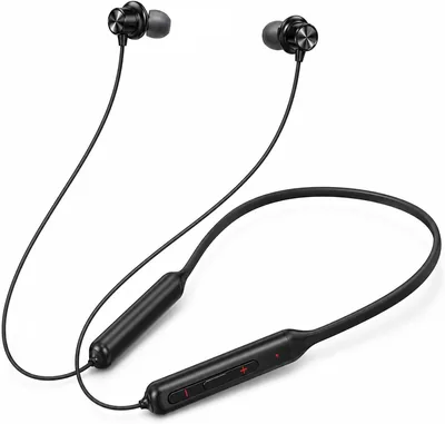 Bouncefit Bluetooth वायरलेस मैग्नेटिक ऑन/ऑफ नेकबैंड, 40 घंटे बैटरी, फास्ट चार्ज, IPX7, लो लैटेंसी, इन-ईयर ब्लूटूथ ने