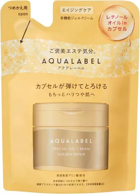 Aqua Label EX ゴールデンレペア 特殊ゲルクリーム（エイジングケア）リフィル 2.8oz