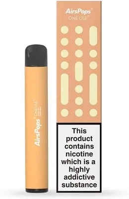 Airscream AirsPops Disposable Vape 3ml, 5% Nicotine