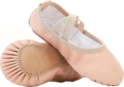Nyllssehn Girls Ballet Shoes Soft Leather Ballerina Dance Slippers Best Deal
