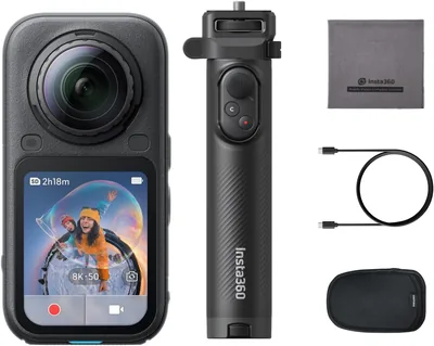 Insta360 X6 Travel Bundle Black - 8K 360 Camera
