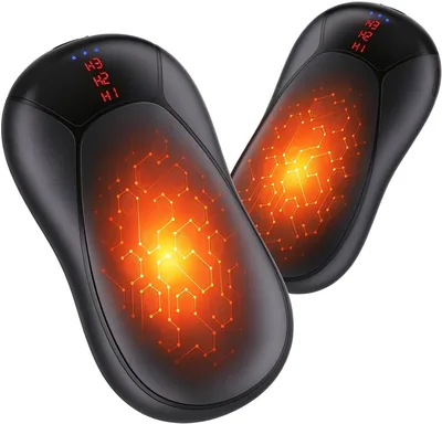 Zdkll 2 Pack Magnetic Hand Warmers - 3 Heat Settings