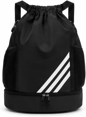 Mochila Esportiva com Cordão Impermeável - Grande Capacidade