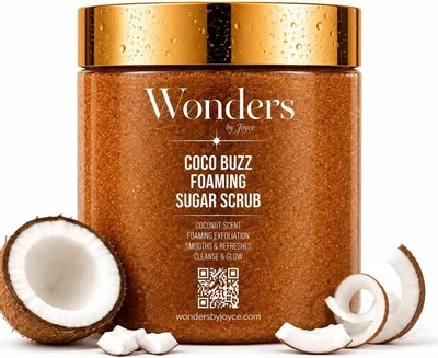 Wonders Coconut Sugar Body Scrub 500ml XL Jar