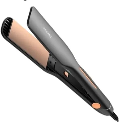 Hair Straightener Flat Iron Rose Gold Plates