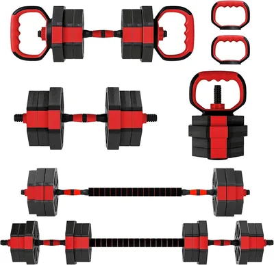 Soozier 6in1 Adjustable Dumbbell Set 41% Off