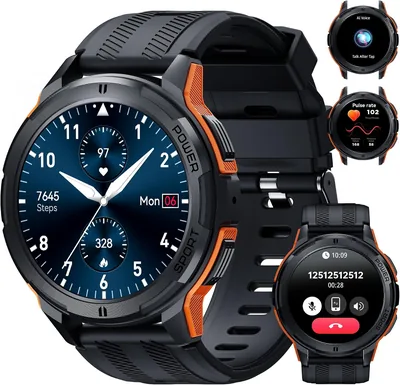 1ATM Water-Resistant Fitness Tracker Heart Rate SpO2