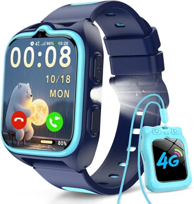 Baolubao Niños Reloj Inteligente 4G con Llamadas de Video y Chat de Voz