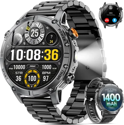 Fitness Smartwatch with Heart Rate & Sleep Tracking