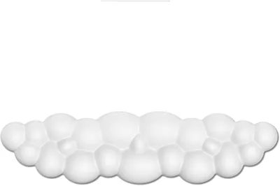 Cloud Shape Keyboard Wrist Rest Set Memory Foam Best Deal