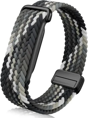 CreoArte Nylon Armband Kompatibel med Google Fitbit Air, Mottar och Lugn Anpassbar Sportarmband för Mannar och Kvinnor