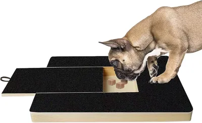 Tablero para Rascar Perros con Cajas de Premios, Limador de Uñas para Perro