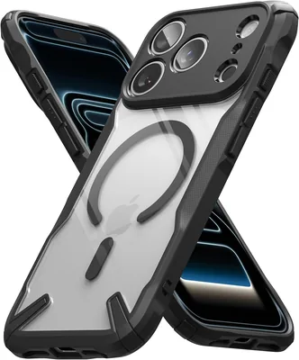 Ringke Funda para iPhone 18 Pro MAX, Fusion-X Magnetic (Negro)
