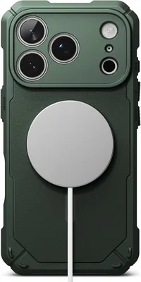 Ringke Funda para iPhone 18 Pro MAX, Rugged Gear Magnetic (Verde Oscuro)