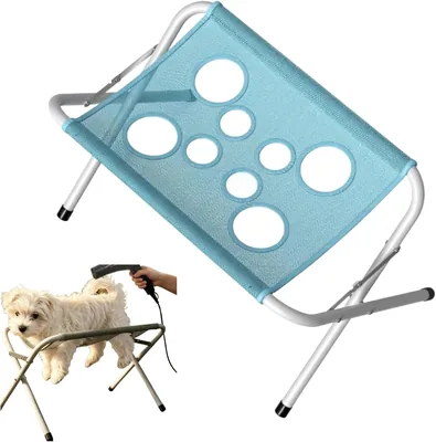 Hundebad-Tisch Pflegestand Waschbecken, wasserdichtes Katzenpflegehammock, Hundebadewanne mit faltbarem Metallrahmen und schneller Montage