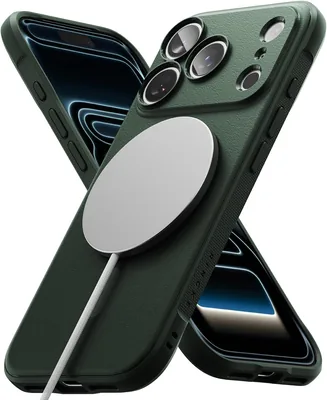 Ringke Funda para iPhone 18 Pro, Onyx Magnetic (Verde Oscuro) | Compatible con MagSafe