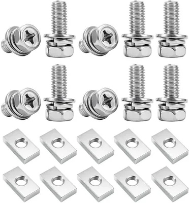 304 Stainless Battery Terminal Kit - M5x14mm (10 Sets)
