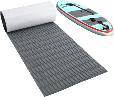 Hshusen Drag Pad Deck Grip Mat - Self-adhesiv surfbord yachthandväg mat