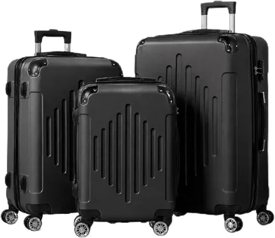 3‑Piece Luggage Set ABS Hard Shell 20/24/28 Inch Best Deal