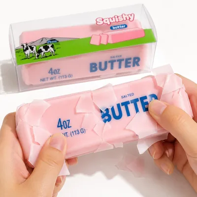 Wax Butter Squishy Fidget Toy, Crunchy & Slow-Rebound