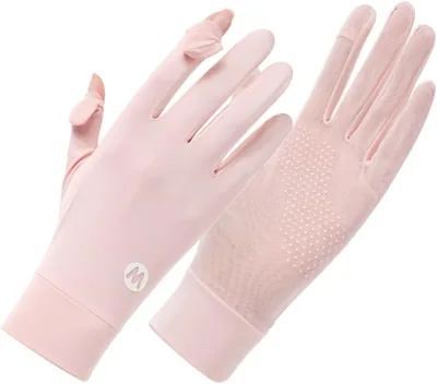 Cooling Sun Protection Gloves UPF 50+ UV Ice Feel Touch Screen