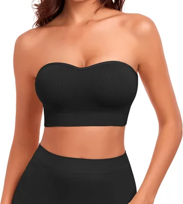 SIMIYA Strapless Bra - Wireless Padded Bandeau