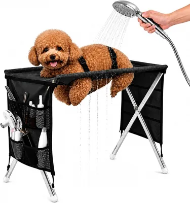 Foldable Pet Bath Hammock with Stand - Best Deal