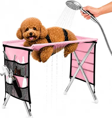 Foldable Pet Bath Hammock with Stand - Best Deal