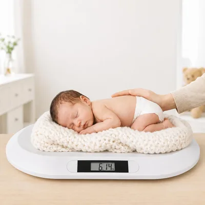 Digital Baby Scale with Hold Function - Portable Pet Scale